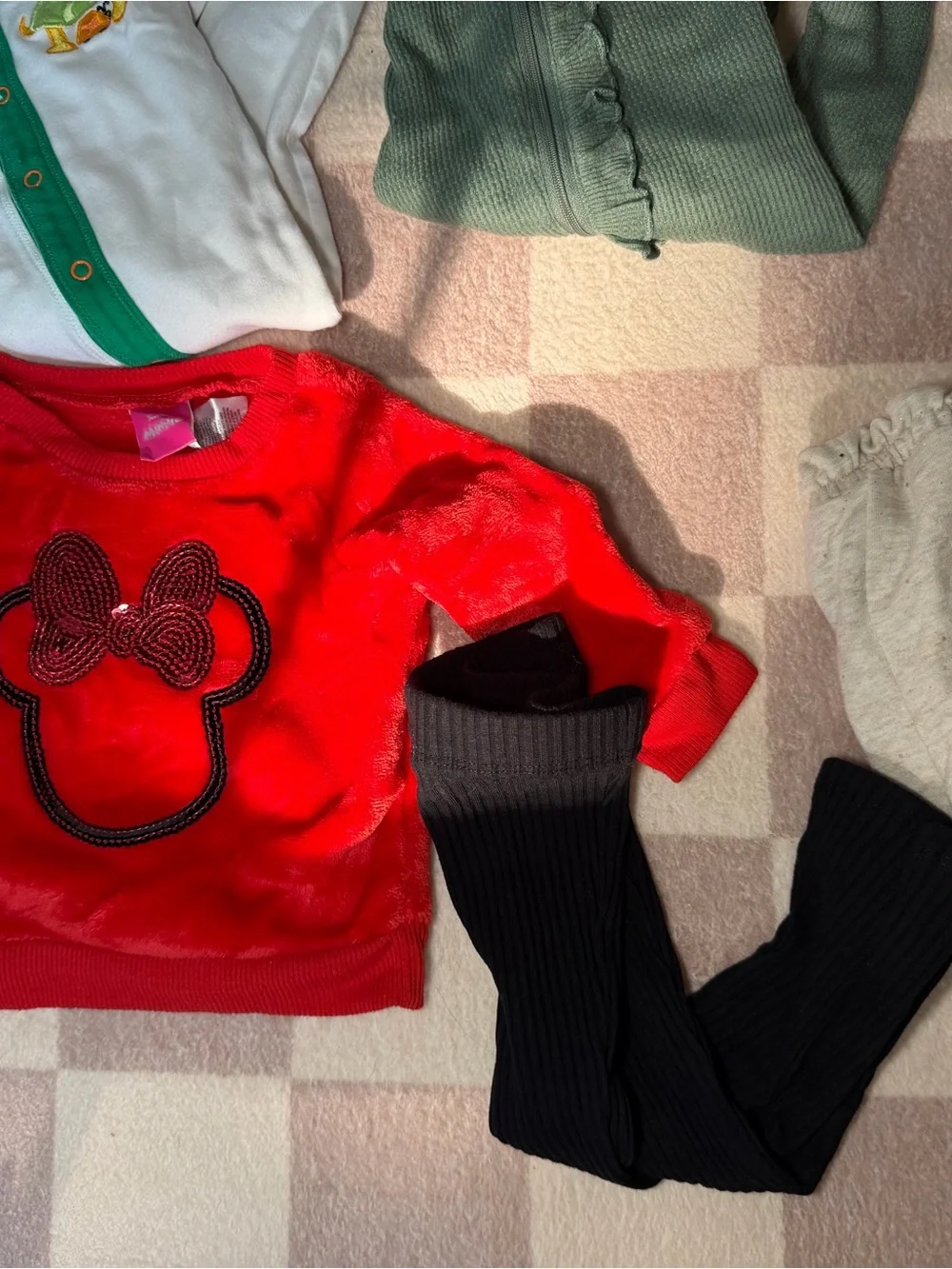 Girls 12M Fall & Winter Clothing Bundle – 9 Pieces